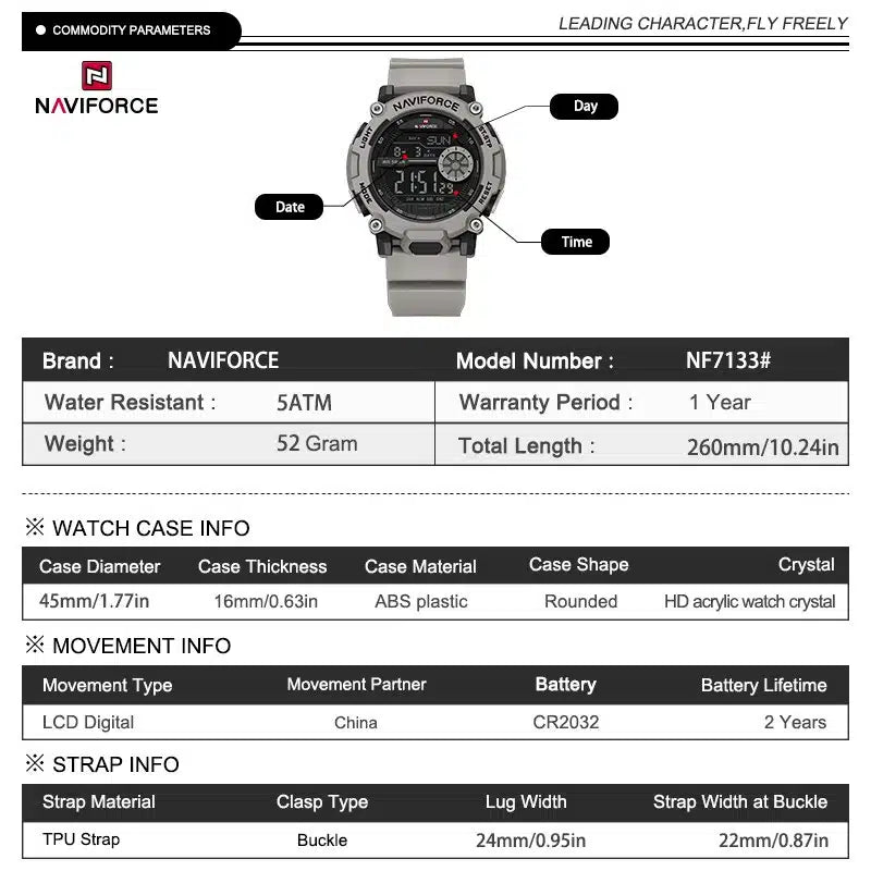 NAVIFORCE NF7133
