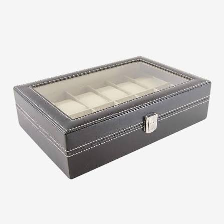 12 SLOT WATCH ORGANIZER BOX