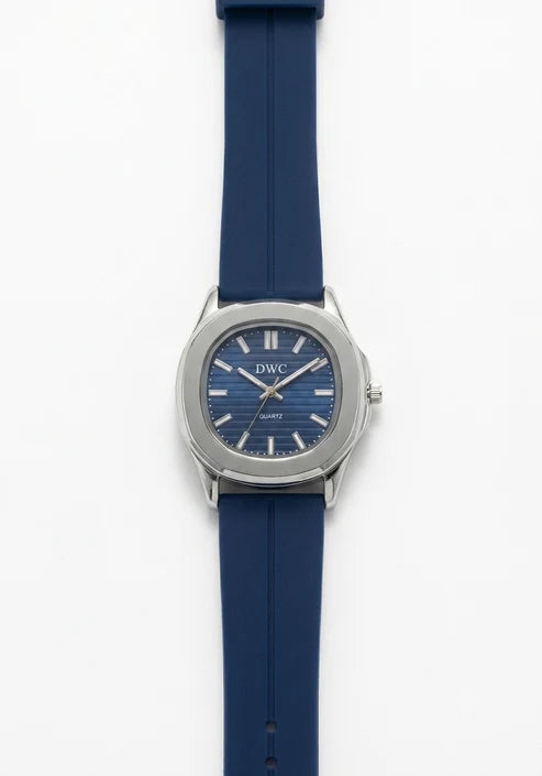 DWC Quartz Men’s Watch with Magnet lock & Silicone Strap