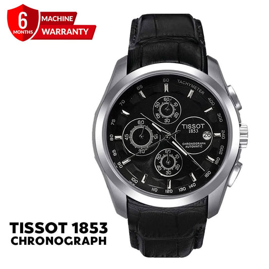 New Leather Strap Master Lock T-sot Mens Watch