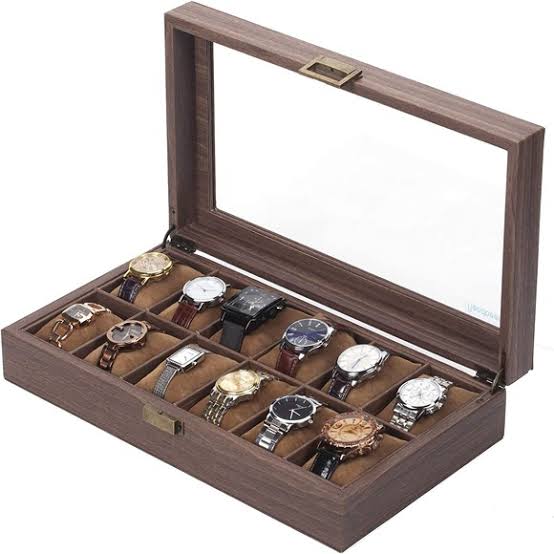 12 SLOT WATCH ORGANIZER BOX