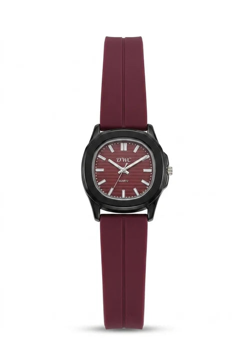 DWC Quartz Men’s Watch with Magnet lock & Silicone Strap