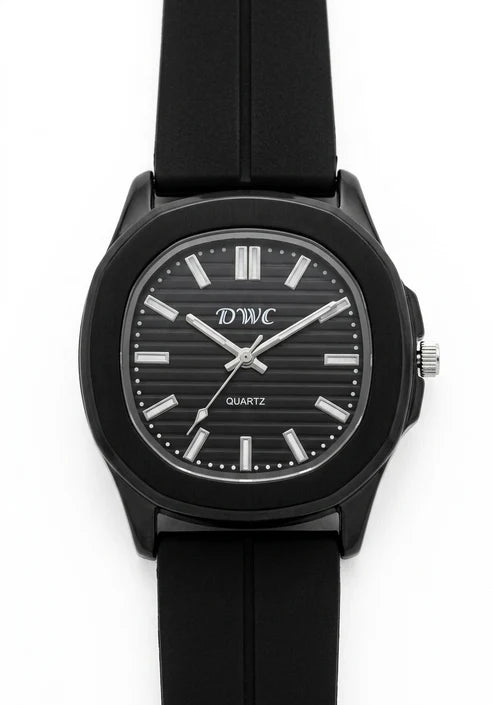 DWC Quartz Men’s Watch with Magnet lock & Silicone Strap
