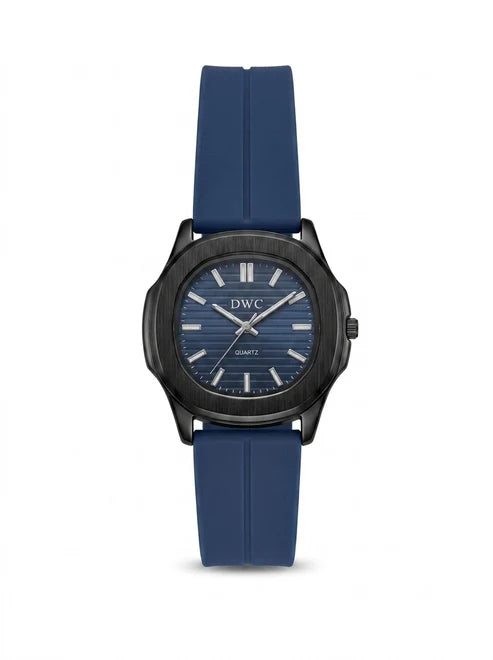 DWC Quartz Men’s Watch with Magnet lock & Silicone Strap