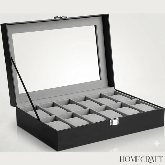 12 SLOT WATCH ORGANIZER BOX